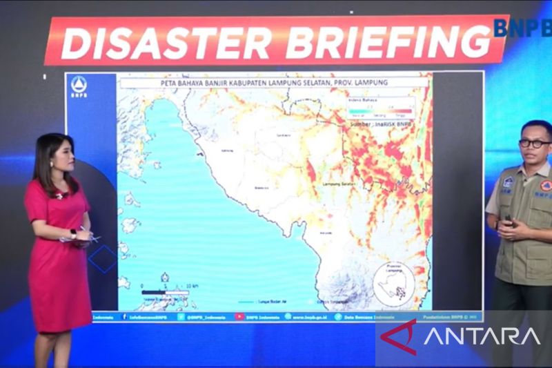 BNPB: Daerah Terdampak Banjir Lampung Selatan Bukan Berisiko Bencana