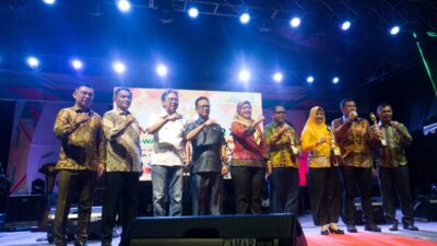 Anjungan Kabupaten Pesawaran Menjadi Anjungan Terbaik di Ajang Lampung Fair 2022