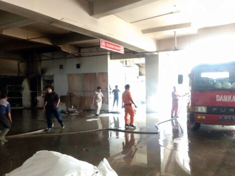 Lampung City Mall Terbakar