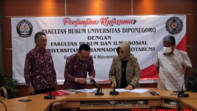Tingkatkan Mutu Pendidikan, Universitas Muhammadiyah Kotabumi Gandeng Undip