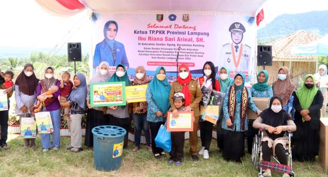 TP PKK Lampung Kunker ke Kelurahan Sumber Agung Bandarlampung