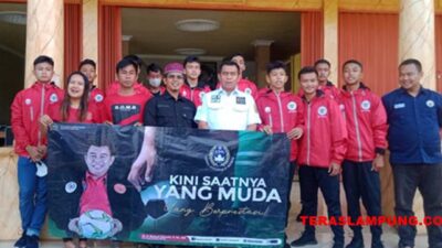Lepas Pemain Garuda Lampung City FC Berlaga di Singapura, Ini Pesan Senator Lampung Bustami Zainudin