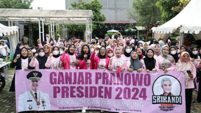 Srikandi Ganjar Lampung Ajak Milenial Mencintai Produk Lokal Melalui Bazar UMKM