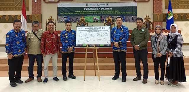 Pemkab Pesawaran – Mitra Bentala Gelar Lokakarya Pembangunan Berketahanan Iklim