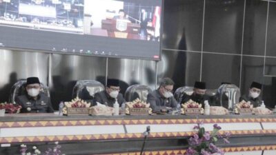 DPRD Kota Metro Gelar Rapat Paripurna Bahas Penyampaian Raperda Pertanggungjawaban Pelaksanaan APBD 2021