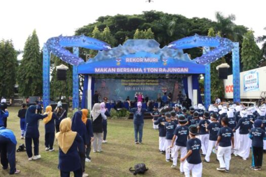 Peringati Hari Ikan Nasional, Pemprov  Lampung Gelar Senam Bersama