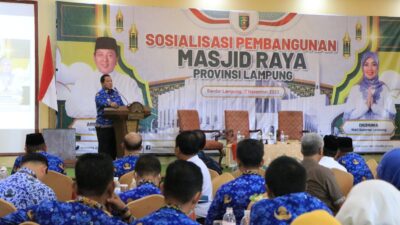 Gubernur Arinal Djunaidi Lakukan Sosialisasi Pembangunan Masjid Raya Lampung