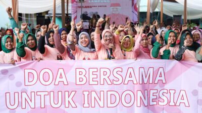 Relawan Mak Ganjar di Lampung Tengah Gemakan Doa untuk Indonesia Lebih Baik