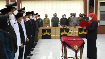 Sekwan DPRD Bandarlampung, Satu Kaban, dan Satu Kadis Pemkot Bandarlampung Dilantik