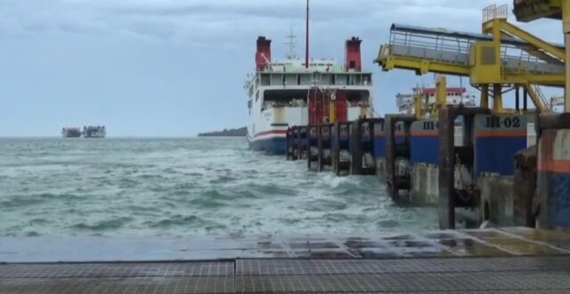 Cuaca Buruk, Ketiga Kalinya Penyeberangan Bakauheni-Merak Ditutup