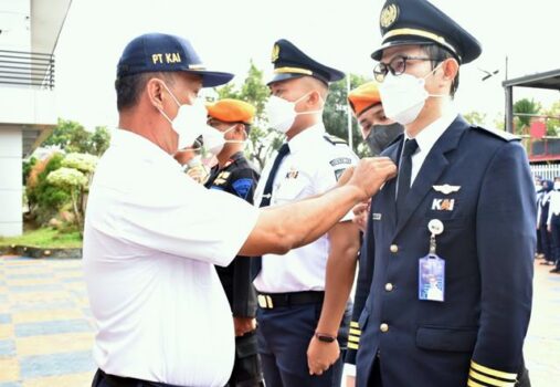 Divre IV Tanjungkarang Laksanakan Apel Gelar Pasukan Angkutan Natal dan Tahun Baru 2023