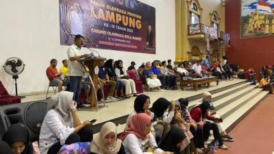 Porprov 2022, Ketum Perbasi Ali Imron Menutup Resmi Pekan Olahraga Basket Lampung