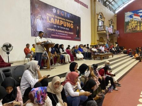 Porprov 2022, Ketum Perbasi Ali Imron Menutup Resmi Pekan Olahraga Basket Lampung