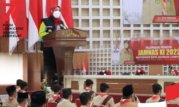 Walikota Bandarlampung Lepas Kontingen Jambore Nasional