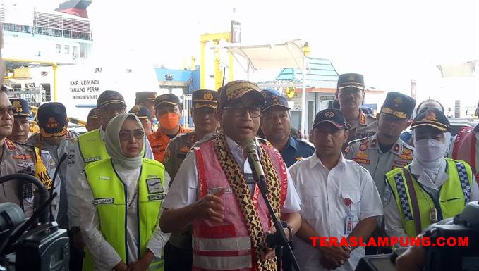 Tinjau Pelabuhan Bakauheni, Menhub Ingatkan Soal Gelombang Tinggi