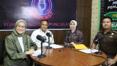 Jadi Narasumber Podcast Kejaksaan Negeri Lampung Selatan, Nanang Ermanto Sampaikan Perkembangan Pembangunan Daerah