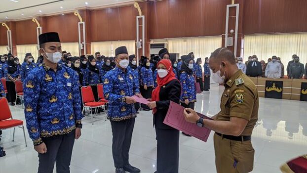 Walikota Bandarlampung Lantik 178 CPNS Jadi PNS