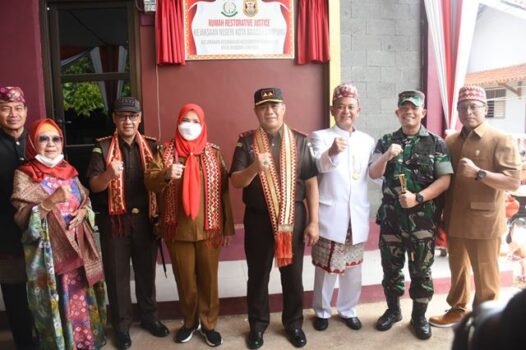 Walikota Bandarlampung Apresiasi Pembukaan Rumah Restorative Justice