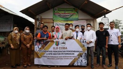 Dukung e-KPB, Disnak Keswan Lampung Kembangkan e-Halo Med Vet dan e-Gudang Ternak