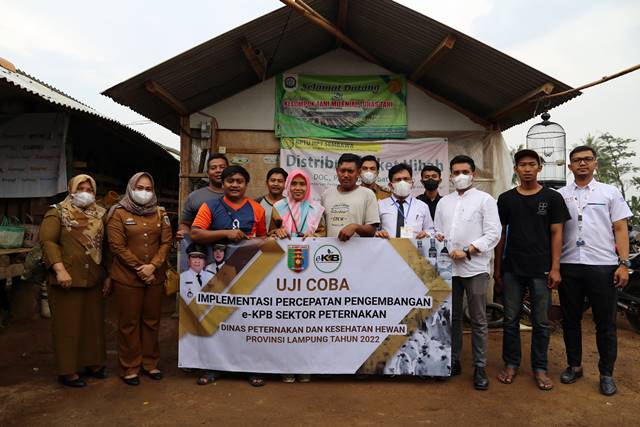 Dukung e-KPB, Disnak Keswan Lampung Kembangkan e-Halo Med Vet dan e-Gudang Ternak