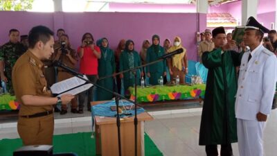Gantikan Poniran HS, Yahya Pranoto Dilantik Jadi Kepala Desa Subik Lampung Utara