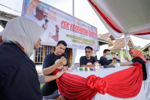 Gandeng Nakes, Ganjar Milenial Center Regional Lampung Timur Beri Layanan Cek Kesehatan dan Konsultasi Gratis