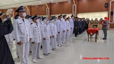 Camat dan 30 Lurah di Bandarlampung yang Dilantik Hari Ini