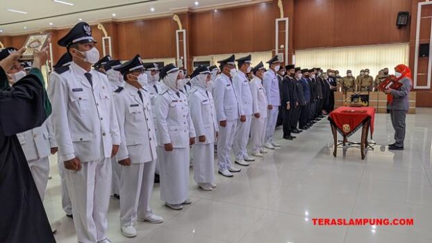 Camat dan 30 Lurah di Bandarlampung yang Dilantik Hari Ini
