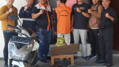 Divre IV Tanjungkarang Tangkap Pelaku Pencurian Rel KA