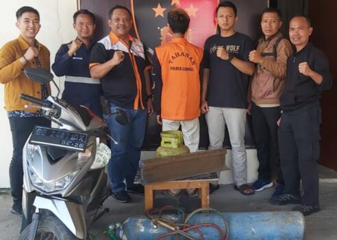 Divre IV Tanjungkarang Tangkap Pelaku Pencurian Rel KA