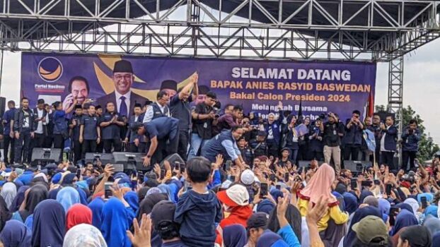 Di Lampung, Anies Disambut Ribuan Pendukung