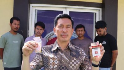 Bandar Narkoba di Tanggamus Ancam Istri dan Anaknya dengan Pisau Saat Mau Ditangkap