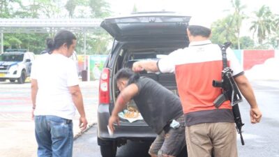 Melawan Menggunakan Badik, Begal Pembacok Warga Lamsel Roboh Ditembak