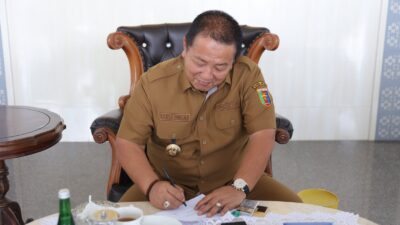 KPU Lampung Lakukan Coklit di Kediaman Gubernur Lampung