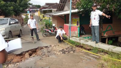 Lama Rusak, Jembatan di Tanjungaman Lampung Utara Ambrol