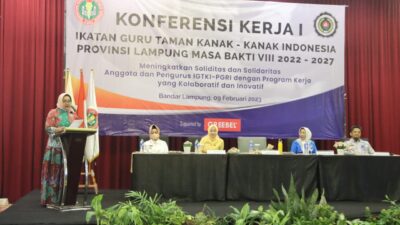 Bunda PAUD Lampung Buka Konferensi Kerja IGTKI 