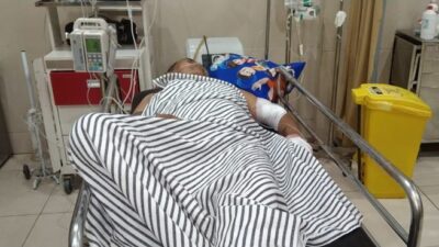 Pertahankan Motor dan Duel dengan Pelaku Begal, Warga Lamsel Alami Beberapa Luka Bacok