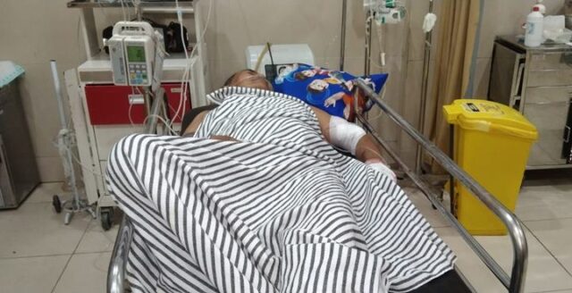 Pertahankan Motor dan Duel dengan Pelaku Begal, Warga Lamsel Alami Beberapa Luka Bacok