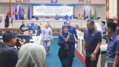 DPRD Lampung Gelar Rapat Paripurna tentang Pandangan Umum Fraksi terhadap Tiga Raperda