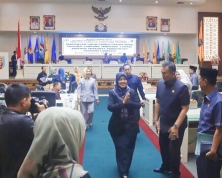 DPRD Lampung Gelar Rapat Paripurna tentang Pandangan Umum Fraksi terhadap Tiga Raperda 