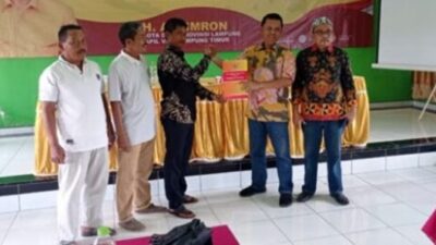 Ali Imron Lakukan Pembinaan Ideologi Pancasila di Desa Labuhanratu Baru