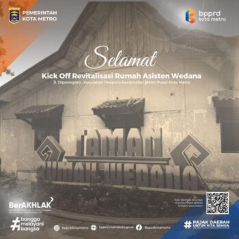Jelang ‘Kick Off’ Revitalisasi Rumah Wedana, Walikota Metro Keluarkan Perwali Cagar Budaya