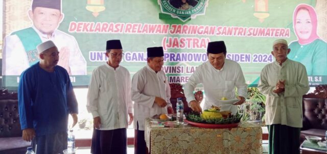 Jaringan Santri Sumatera Gelar Deklarasi Dukung Ganjar Pranowo Presiden 2024