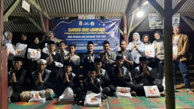 Ganjar Milenial Gelar Bukber dan Santunan Anak Yatim di Lampung Timur
