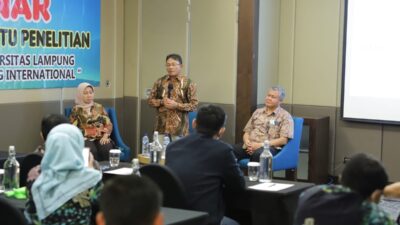 Unila Gelar Seminar Peningkatan Mutu Penelitian