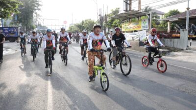 Ribuan Warga Ikuti ‘Fun Run’ dan Sepeda Santai HUT ke-59 Provinsi Lampung