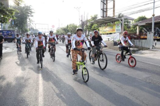 Ribuan Warga Ikuti ‘Fun Run’ dan Sepeda Santai HUT ke-59 Provinsi Lampung