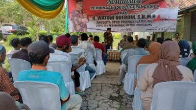 Watoni Noerdin Ajak Masyarakat Pesawaran Terus Pedomani Pancasila