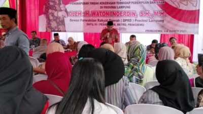 Watoni Noerdin Sosialisasikan Perda tentang Penghapusan Kekerasan Terhadap Perempuan dan Anak