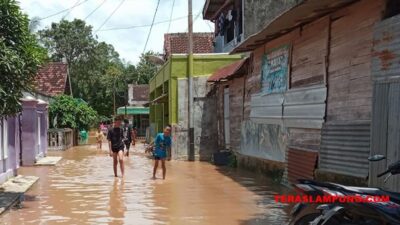 Banjir Rendam 6 Kecamatan, 700-an Warga Lampung Utara Mengungsi